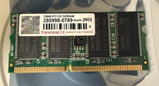 Transcend 256MB PC133 SDRAM 144-Pin Laptop SO-DIMM Memory Tested picture