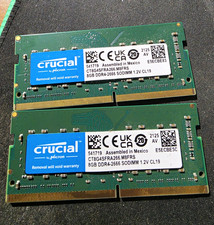 Crucial 16GB (2x8GB) DDR4-2666 SO-DIMM 260-Pin Non-ECC RAM CT8G4SFRA266 picture
