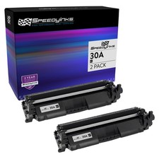 2PK Replacements for HP 30A CF230A Toner Cartridge Black for Laserjet Pro M203d picture