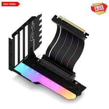 Vertical GPU Mount with High-Speed PCIE 4.0 Riser Cable, ARGB Module, 115mm/4... picture