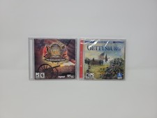 American Civil War Gettysburg (New) & The Blue & The Grey PC Game Lot  picture