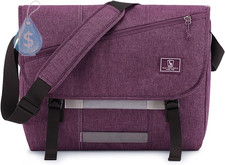 Messenger Bag for Women, 15.6 Inch Laptop Crossbody Bags Men Casual Satchel Shou picture