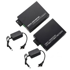 10/100/1000Mbps Single Mode 1&4 RJ45 Ethernet to Fiber Optic Media Converter r picture
