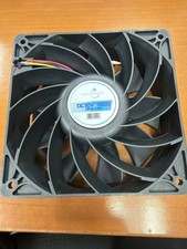 Lot of 2x 120mm Delta QFR1212GHE / ASIC Miner Fans 12V High CFM (1 NIB + 1 Open) picture