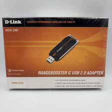 D-Link WUA-2340 Wireless G USB 2.0 Adapter DLink USB for Computer SEALED NEW picture