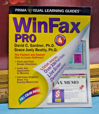 WinFax Pro Version 4 Visual Learning Guide Prima 1994 Windows Software Book picture