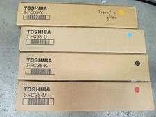 4PK New  Genuine Toshiba E-Studio 2500C 3500C 3510C Toner T-FC35-K T-FC35C  picture