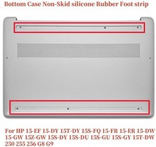 Silver Rubber FEET For HP 15-EF 15-DY 15T-DY 15s-fq 15-fr L63597-001 picture