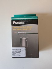 Panduit P1 Label Cassette H000X084H1C Black On White Continuous Heat Shrink picture