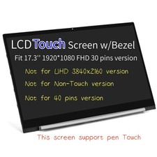 For HP Envy 17T-CG100 17T-CG000 FHD LCD Touch Screen Assembly w/ Bezel 17.3'' picture