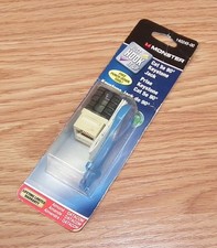 Genuine Monster (140245-00) Cat 5e 90 Degree Keystone Jack Only **NEW-READ**  picture