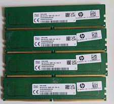 QTY 4 SK Hynix 8GB DDR5 UDIMM 1RX16 PC5-4800B Desktop Memory Ram HMCG66MEBUA081N picture