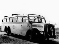 Cars 1938 mercedes benz o10000 omnibus n56 bus transport Desk Mat Stitched picture