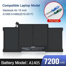 SKOWER High Performance A1375 A1406 A1405 A1377 Laptop Battery for  Macbook Air  picture