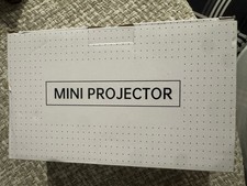 Mini Projector LED Pro Portable White Desktop Projector with Remote Brand New picture