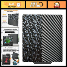 235x235mm Spring Steel Build Plate for Ender 3/5, Flashforge 3D Printers - Carbo picture