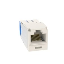 Panduit Cat6A Mini-Com Jack TX6A 10 GIG - CJ6X88TGWH White, (LOT of 14) picture