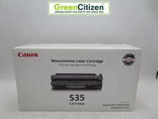Canon S35 7833A001 Monochrome Black Toner Cartridge - Genuine New Sealed  picture