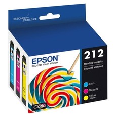 Epson T212520-S 212 Multi-pack Standard Capacity - Yellow/Cyan/Magenta Ink picture