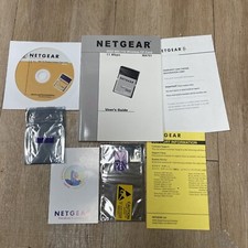 2002 Netgear IEEE 802.11b Wireless CF Card Manual, Software & More Vintage picture