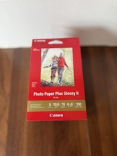 Lot Of 5 Canon PP-301 Photo Paper Plus Glossy II 4x6 inch 100 Sheets 500 bulk picture