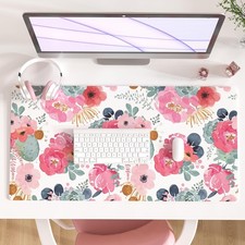 PU Leather Large Pad, Waterproof Desk Mat, 31.5
