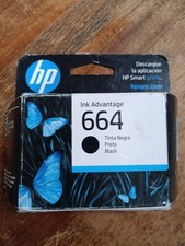 New Genuine HP 664 Black Ink Cartridge (F6V29AL)    08/ 2027 picture