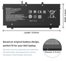 NinjaBatt SH03XL 859356-855 Laptop Battery For HP Spectre X360 11.55V 57.9WH picture