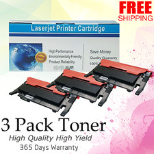 3PK CLT-K406S Black Toner For Samsung CLP-360 367W CLX-3304 3303fw SL-413w C460w picture