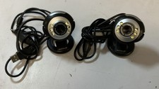 (Lot of 2) Fosmon 21004WEB 6-LED 12MP USB Wired Webcam With Microphone