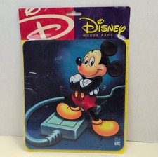Vintage Disney Mickey Mouse Computer Mouse Pad Sealed 1996 Collectible Rare PC picture