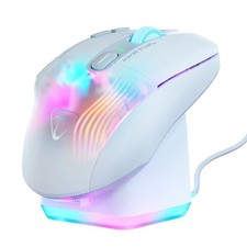 Turtle Beach Roccat Kone XP Air Wireless Gaming Mouse White RGB Charging Dock picture