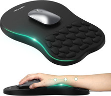 Ergonomic Mouse Pad with Wrist Rest Memory Foam Non-Slip Base for Pain Relief picture