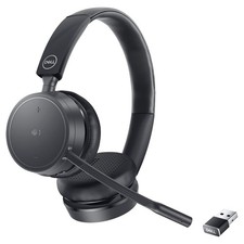 Dell Pro WL5022 Wireless Bluetooth Headset Stereo Microphone MDW3X 8X2FG picture