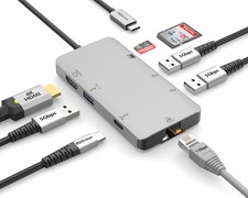 EZQuest USB C Hub Docking Station 8 in 1 with 4K HDMI, 1 Gbit Ethernet, 3 USB... picture