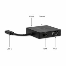 Targus PORTABLE Travel Docking Station - USB C Type - DOCK411-A DOCK411USZ-60 picture