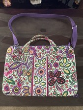Vera Bradley 'Viva la Vera' Hard Laptop Case Travel Shoulder Bag Portfolio 17