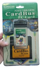 SURECOM CardBus PC Card 32bit 100/10M PCMCIA II Ethernet PC Card picture