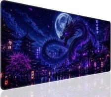 CFMSFKEJI Large Gaming Mouse Pad, Japanese Dragon 31.5L x 11.8W inches picture