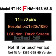 Screen For NT140FHM-N43 V8.0 V8.3 FHD 1920x1080 IPS LCD LED Display Non-Touch picture
