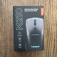 Lenovo M210 RGB Wired Gaming Mouse, Optical, 8000 DPI, 6 Buttons, Black. picture