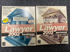 QUICKEN LAWYER - PERSONAL/BUSINESS - DELUX - WINDOWS 95/98/ME/XP - VINTAGE picture