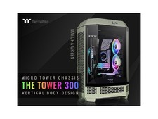 Thermaltake The Tower 300 Matcha Green Micro Tower Chassis (ca1y400sewn00) picture