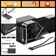 eGPU External Graphics Card Dock PCIe 4.0 x4 64Gbps, OCuLink to PCIe x16, 50cm C picture