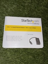 StarTech.com USB-C to RJ-45 Gigabit Ethernet Adapter USB 3.1 Gen 1 Black picture