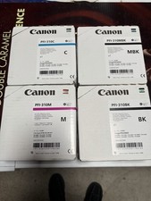 CANON PFI-310'S SET OF 4 TX-2000 TX-3000 TX-4000 730ml INK Cartridges ❤️💙💛🖤 picture