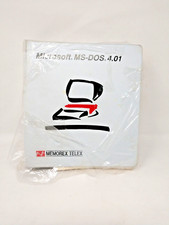IN SHRINK Microsoft MS-DOS 4.01 OS MEMOREX TELEX Operating System Disks Vintage picture