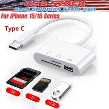 TF/SD Card Adapter Camera Reader For Samsung Galaxy S25 S24 S23Ultra S21 S22 S20 picture