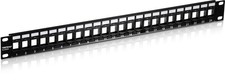 TRENDnet 24-Port Blank Keystone 1U Patch Panel, 19
