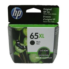 HP 65XL Black Genuine Ink Cartridge N9K04AN#140 exp2026 picture